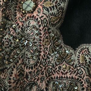 Afghanistan beaded scarf.